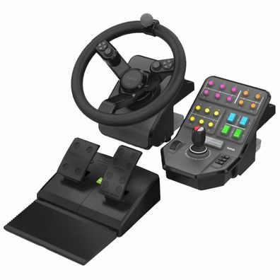 G Saitek Farm Sim Controller (schwarz/ grau, Bundle für schwere Maschinen)