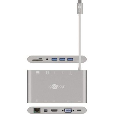 USB-C Multiport-Adapter All in 1 (silber)