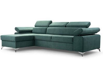 Ecksofa Sofa mit Schlaffunktion Couch MADRYT MINI