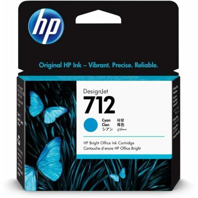 HP HP Ink No 712 HP712 HP 712 Cyan (3ED67A)