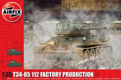 Airfix T34-85 112 Factory Production Panzer in 1:35 1501361 Airfix A1361 Bausatz