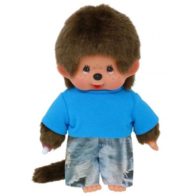 Jeans Junge mit T-Shirt | 20 cm | Monchhichi Puppe | Fashion