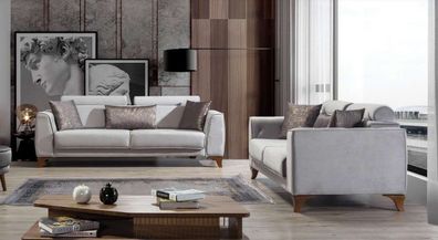 Luxus Sofagarnitur 3 + 3 Sitzer Garnitur Design Sofas Sofa Couch Polster Design