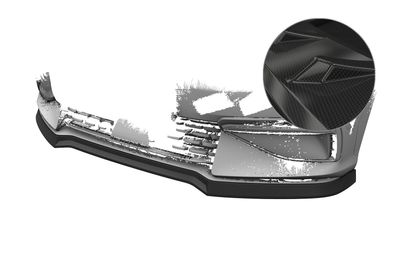 CSR Cup-Spoilerlippe mit ABE für Kia EV6 GT / GT-Line 2021- CSR-CSL814-C Carbon Look