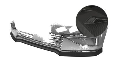 CSR Cup-Spoilerlippe mit ABE für Kia EV6 GT / GT-Line 2021- CSR-CSL814-M Carbon Look