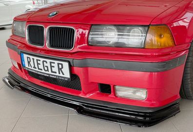 Rieger Spoilerlippe GT-Look für BMW 3er E36 Y 00088272 Glossy schwarz glänzend