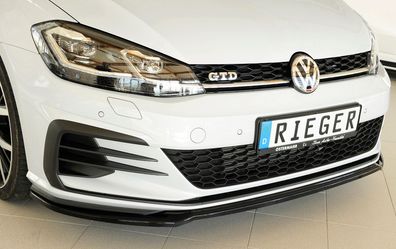 Rieger Spoilerschwert mit ABE für VW Golf 7 GTI/ GTD/ GTE ab 02/2017 ab Facelift Y 0