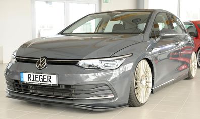 Rieger Spoilerschwert mit ABE für VW Golf 8 ab 12/2019 Y 00059600 schwarz matt Lacki