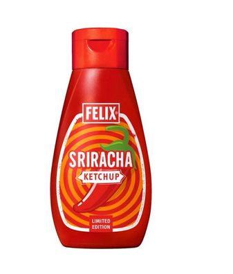 Ketchup Chili Sriracha von Felix laktose- und glutenfrei 450g - 3 Varianten/ Stückza