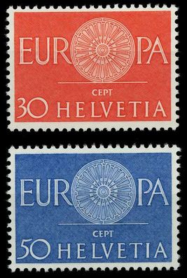 Schweiz 1960 Nr 720-721 postfrisch SA17EFE