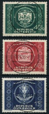 Österreich 1949 Nr 943-945 zentrisch gestempelt X75E582