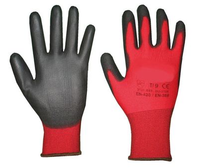 Handschuhe Latex, rot, versch. Größen