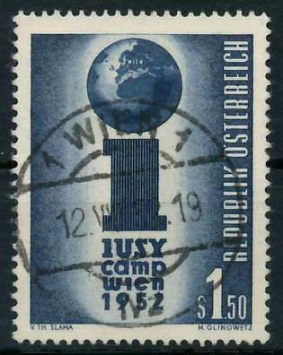 Österreich 1952 Nr 974 zentrisch gestempelt X75E63A