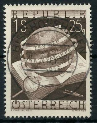 Österreich 1953 Nr 995 zentrisch gestempelt X75E676