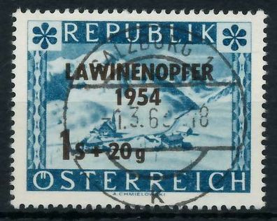 Österreich 1954 Nr 998 zentrisch gestempelt X75E682