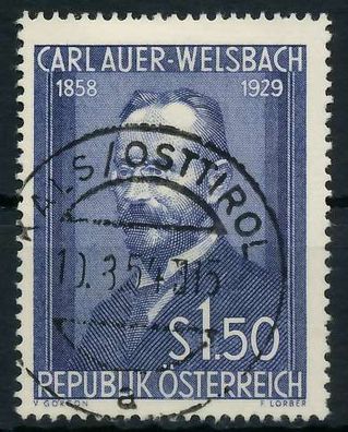 Österreich 1954 Nr 1006 zentrisch gestempelt X75E686