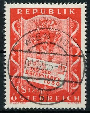 Österreich 1956 Nr 1029 zentrisch gestempelt X75E702
