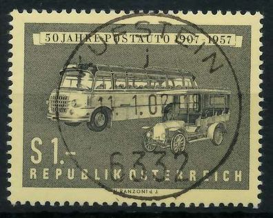 Österreich 1957 Nr 1034 zentrisch gestempelt X75E71A