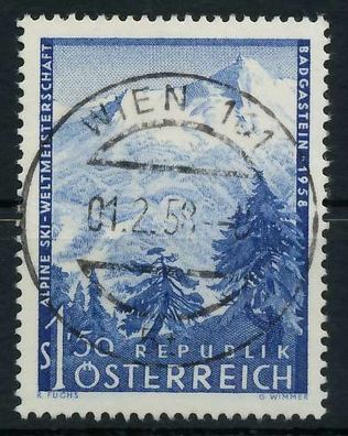 Österreich 1958 Nr 1040 zentrisch gestempelt X75E72A