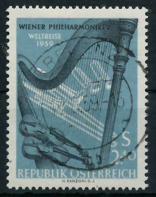 Österreich 1959 Nr 1071 zentrisch gestempelt X75E772