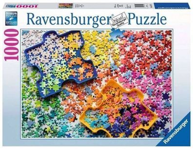 Ravensburger Puzzle 1000 Teile Bunte Ravensburger Puzzle stücke