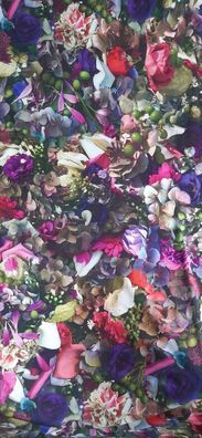 Marc Cain: Seide-Viskose-Jersey, Blumen/ Blüten, 160 cm breit, Meterware, ab 0,5 m
