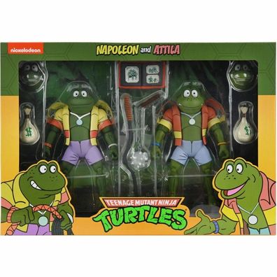 Teenage Mutant Ninja Turtles Napoleon und Atilla Pack 2 Figuren 18cm