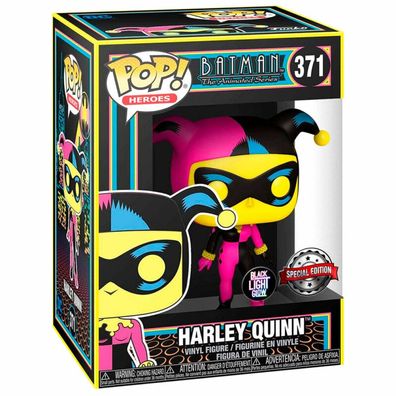 POP-Figur DC Comics Harley Quinn Schwarzlicht Exklusiv