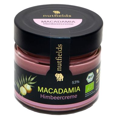 Macadamia-Himbeercreme Bio