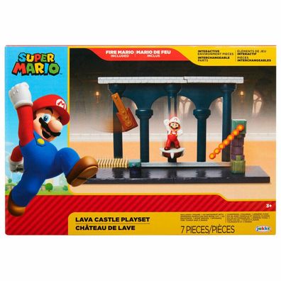 Nintendo Super Mario Lava Castle Spielset