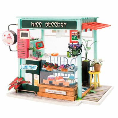 Ice Cream Station Miniaturhaus 3D Puzzle