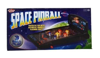 Tobar 19614 Space Pinball, Weltraum-Thema Flipper Spiel mit Soundeffekten * B