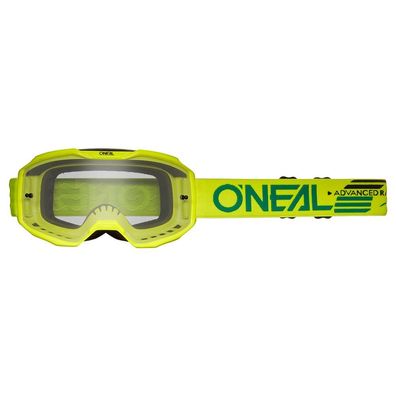 O'NEAL Bike Goggles B-10 Solid Neon Yellow - Clear