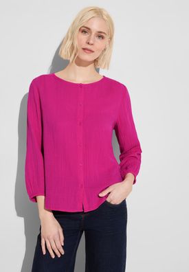 Street One Musselin Bluse in Magnolia Pink