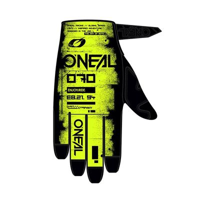 O'NEAL Bike Handschuhe Mayhem Scarz Black/ Neon Yellow