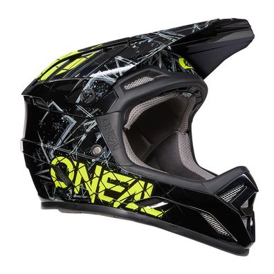 O'NEAL Bike Fullface Helm Backflip Zombie Black/ Neon Yellow