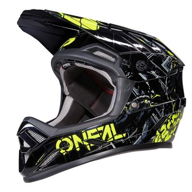 O'NEAL Bike Fullface Helm Backflip Zombie Black/ Neon Yellow