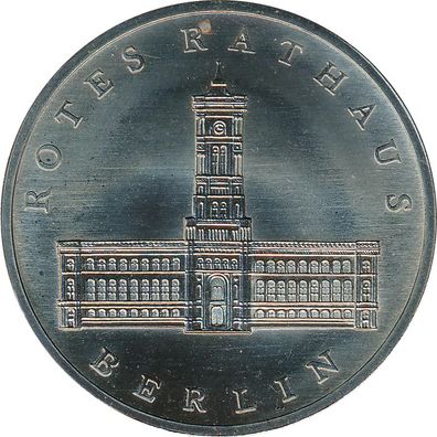DDR 5 Mark 1987 A Rotes Rathaus in Berlin*