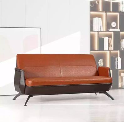 Moderner Leder Zweisitzer Arbeitszimmermöbel Designer Couch Büromöbel