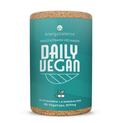 Daily Vegan - Multivitamine für Veganer, 60 VegeCaps - EnergyBalance