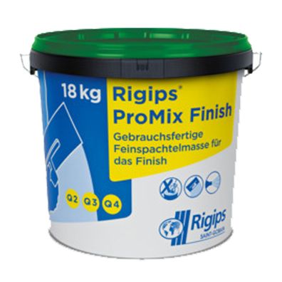 Rigips ProMix Finish Feinspachtelmasse 18kg - Lieferform: Eimer 18 kg