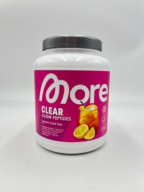 More Nutrition More Clear Glow Peptides Lemon Iced Tea NEU & OVP Eistee Zitrone