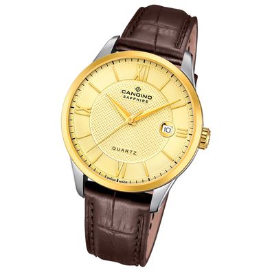 Candino Herrenuhr Leder braun Candino Classic Armbanduhr UC4708/A