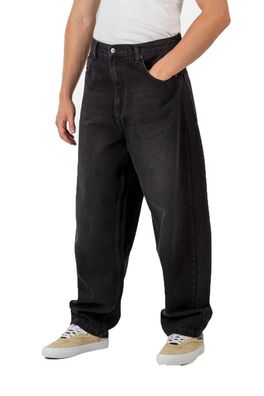 REELL Jeans Hose Baggy black wash - Größe in inch Weite/ Länge: 26/30