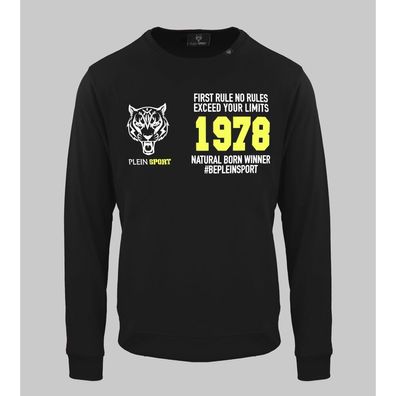 Plein Sport - Sweatshirts - FIPSG130099-BLACK-YELLOW - Herren
