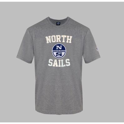 North Sails - T-Shirt - 9024000926-GREYMEL - Herren