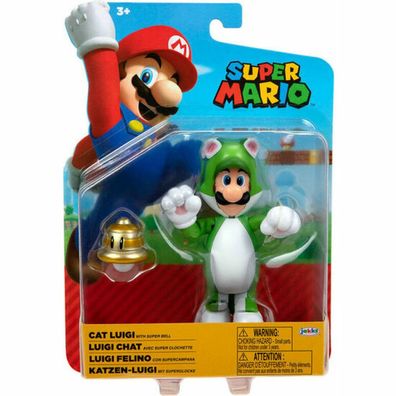 Nintendo Super Mario Katze Luigi Figur 10cm