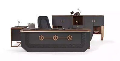Chefschreibtisch Luxus Schreibtisch Kollektion Schreibtische 240x95cm