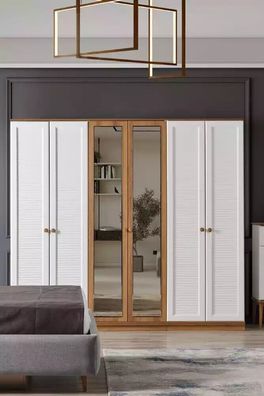 Luxus Kleiderschrank Designer Klassischer Möbel Schlafzimmer Holz Neu