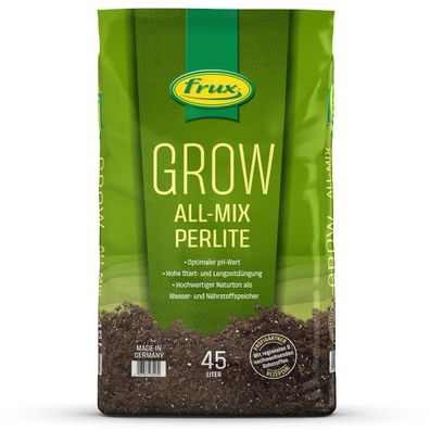 frux® GROW ALL-MIX Perlite Cannabis Substrat 45 Liter
